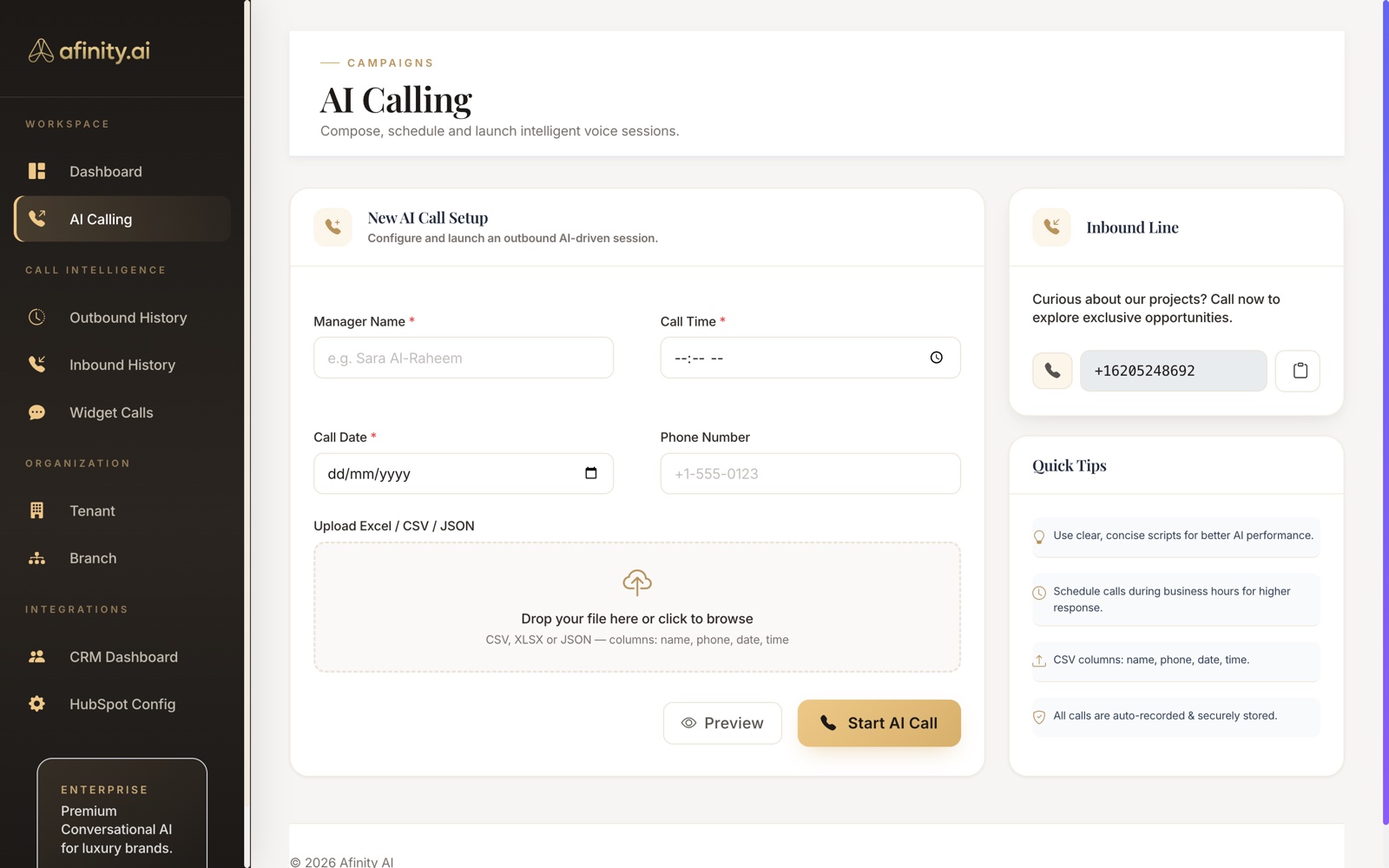 Intelligent call management across every line