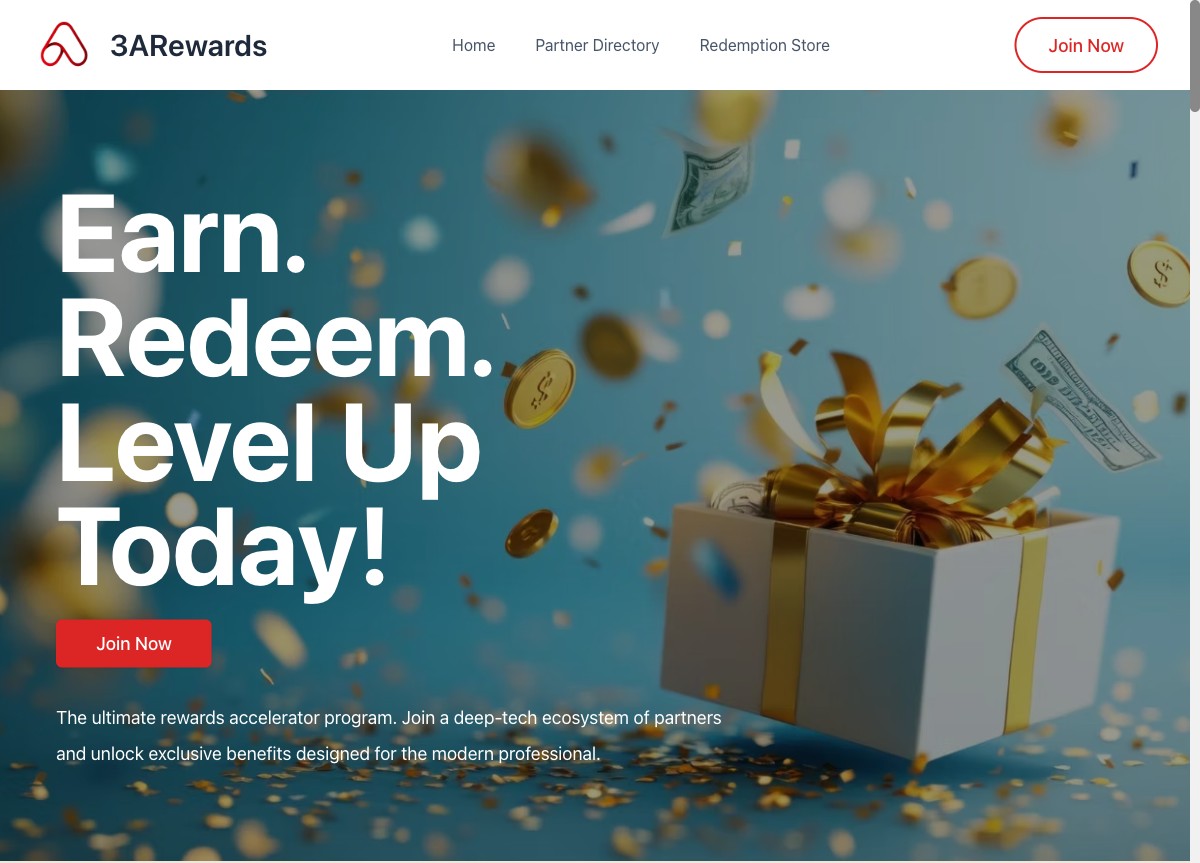 AI Loyalty & Rewards Platform dashboard