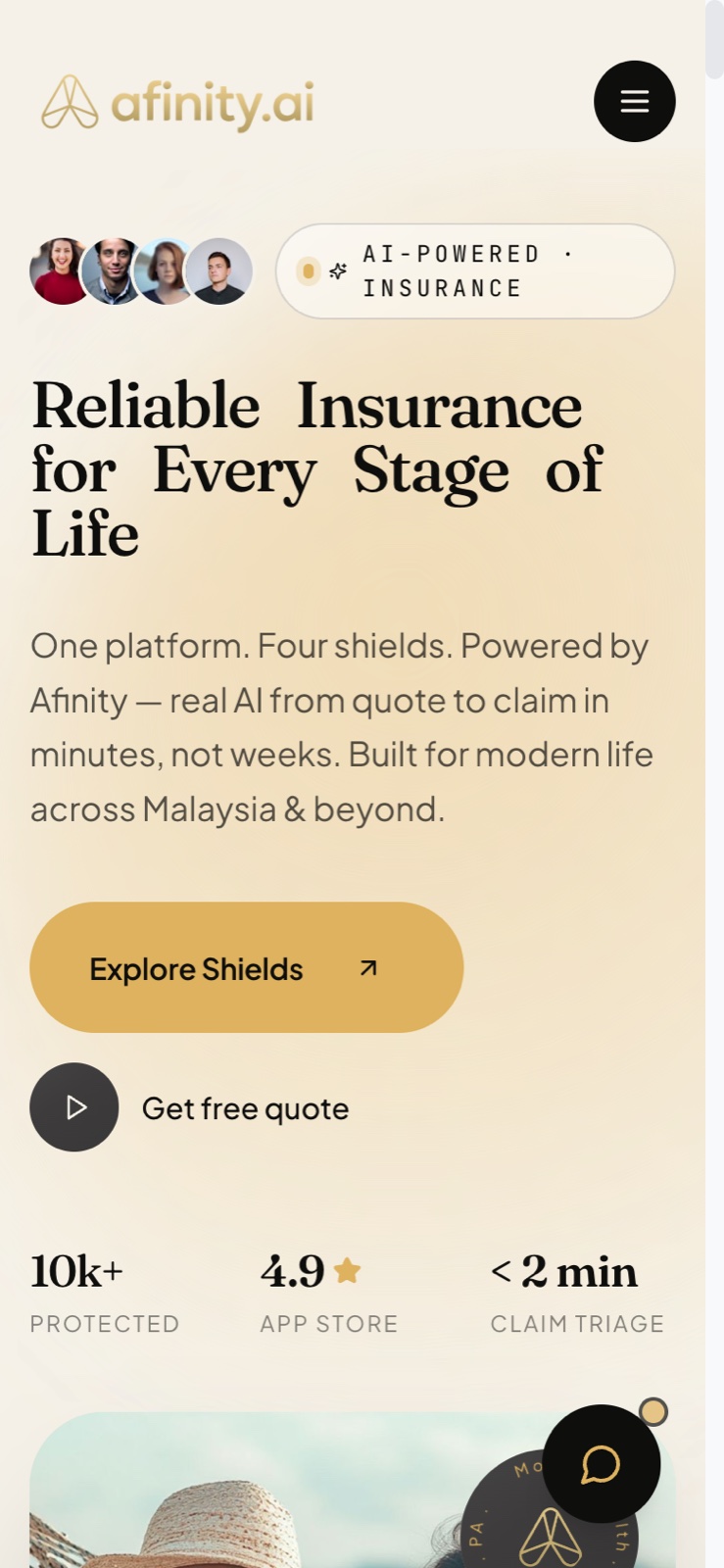 Buy and manage cover in your pocket